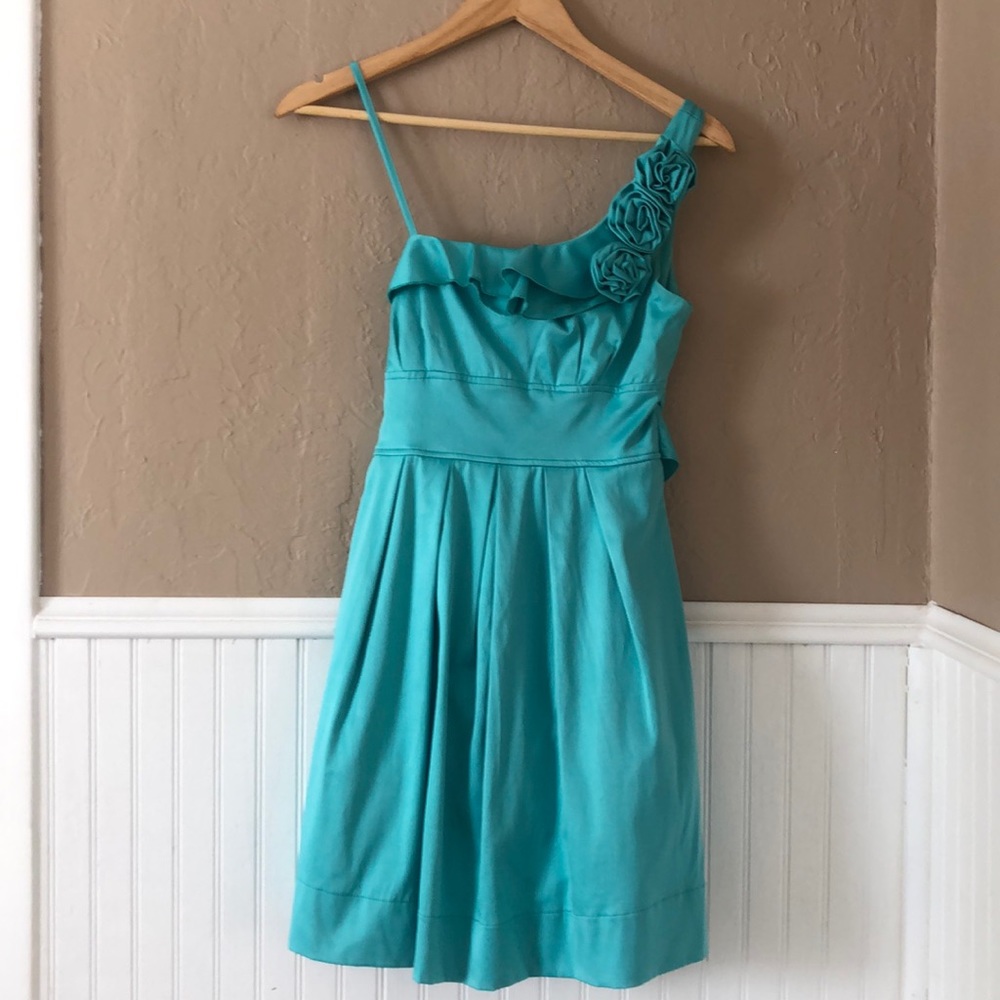 Robin Egg Blue Fit and Flare Party Dress ☀️